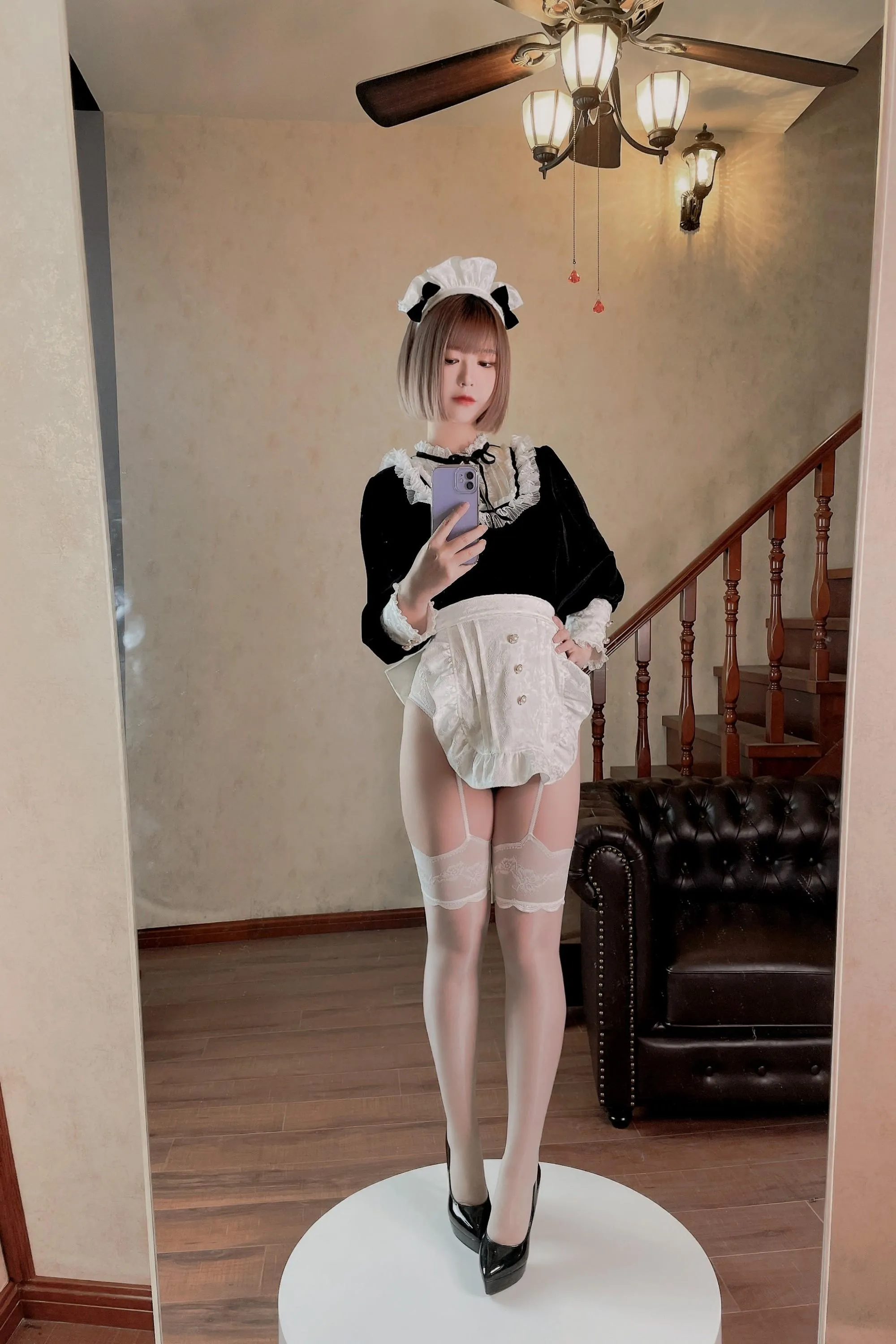 半半子 – NO.57 来一份下午茶吧-自拍 [30P]插图3
